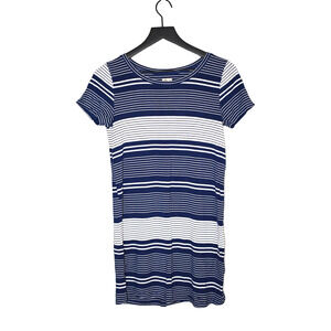 ⭐️ Hollister Blue/White Stripe T Shirt Dress Size XS
